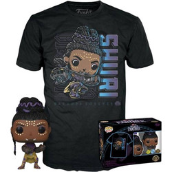 Funko Pop! Box Tee Marvel Black Panther Shuri Figure & T-Shirt Set