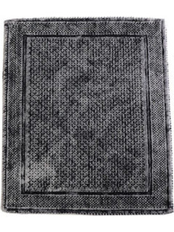 Espiel Χαλί Ορθογώνιο Καλοκαιρινό Βαμβακερό 60x100cm Stonewash Anthracite