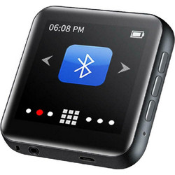 Ruizu M4 MP3 Player 16GB με Οθόνη Αφής 1.8" με Ραδιόφωνο Μαύρο