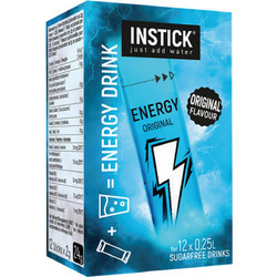 InStick χυμός σκόνη 12 στικάκια Energy (2 γρ. σε 250ml)