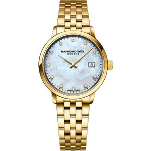 Raymond Weil Toccata Γυναικείο Ρολόι με Χρυσό Μεταλλικό Μπρασελέ 5985-P-97081 Raymond Weil Toccata Γυναικείο Ρολόι με Χρυσό Μεταλλικό Μπρασελέ 5985-P-97081