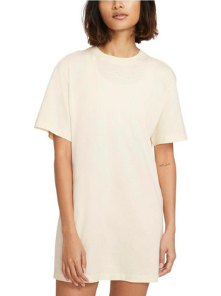 Nike Sportswear Essential Mini Καλοκαιρινό Αθλητικό Φόρεμα Μπεζ CJ2242-113