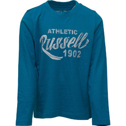 Russell Athletic Παιδικό T-Shirt Μακρυμάνικο Πετρόλ A6-912-2-196
