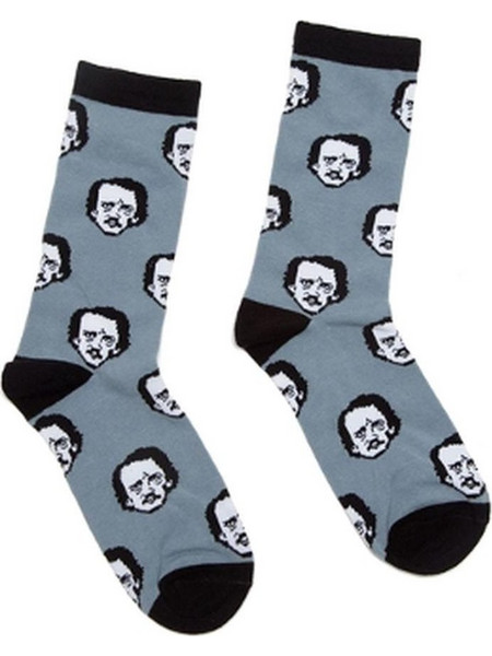 Edgar Allan poe-ka dot Socks - Small