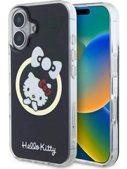 Hello Kitty IML Fun bow Magsafe iPhone 16 Case - Black