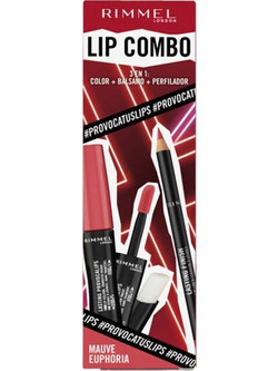 Rimmel London Lip Combo Mauve Euphoria Set