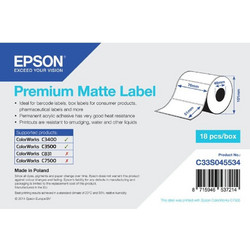 Ετικέτες για Εκτυπωτή Epson C33S045534 Λευκό