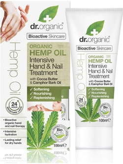Dr. Organic Hemp Oil Intensive Hand & Nail Treatment Κρέμα Χεριών & Νυχιών 100ml