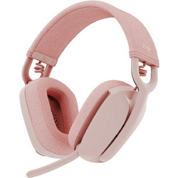 Logitech Zone Vibe 100 Ασύρματο Gaming Headset Over Ear Pink