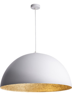 Sigma Lighting Sfera Κρεμαστό Φωτιστικό Οροφής Καμπάνα Μονόφωτο E27 Λευκό 30145