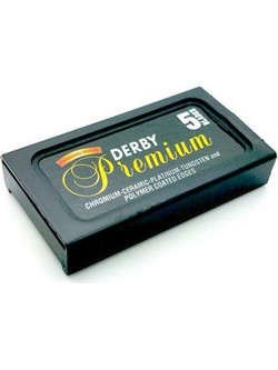 Derby Premium Black Ανταλλακτικές Λεπίδες 5τμχ
