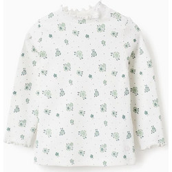 ZIPPY ΡΙΠ ΜΠΛΟΥΖΑ FLORAL ΕΚΡΟΥ 6M-36M