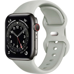 Techsuit Watchband W031 Λουράκι Σιλικόνης Grey (Apple Watch 42 / 44 / 45mm)