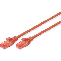 Digitus U/UTP Cat.6 Καλώδιο Δικτύου Ethernet 3m Red DK-1617-030/R