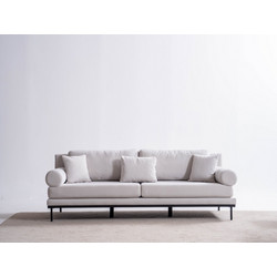 Καναπές 3Θέσιος MIRVANA χρ. VANILLA κωδ. 0741-SOFA MIRVANA-VANILLA