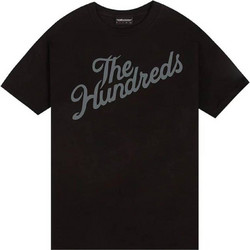 THE HUNDREDS T Shirts Slant Logo T-Shirt - Μαύρο
