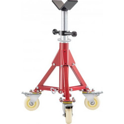 VEVOR Pipe Stand, V Head Pipe Stand Ρυθμιζόμενο ύψος 20-37 ίντσες, 2500LBS Pipe Stand με τροχίσκους, Πτυσσόμενες φορητές βάσεις σωλήνων για στήριξη σωλήνων 1/8 έως 12 ιντσών