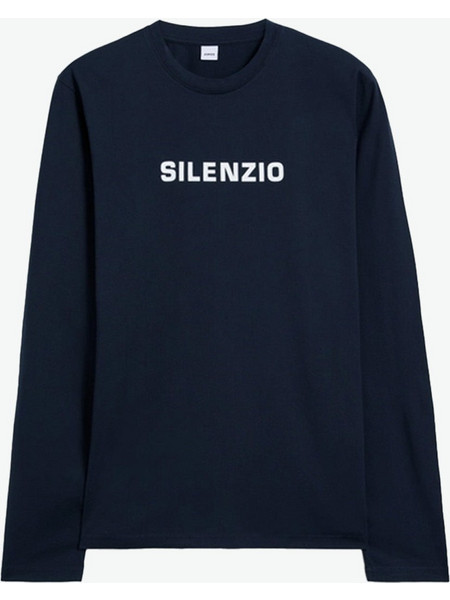 Aspesi Silenzio Long Sleeved T-Shirt Navy