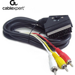 Cablexpert Bidirectional Rca σε Scart Audio-video Καλώδιο 1.8 CCV-519-001