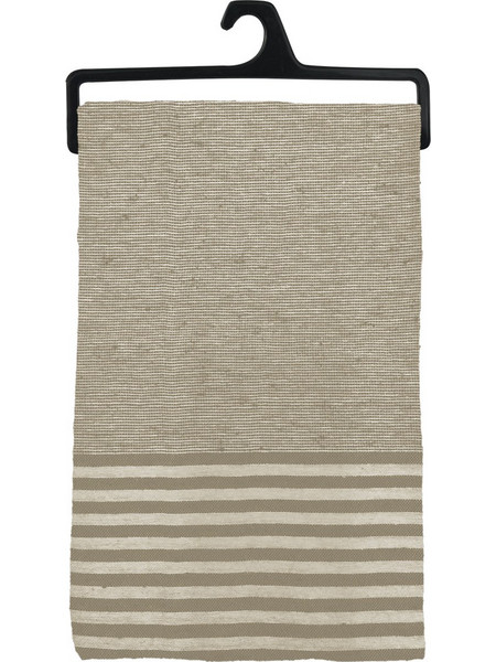 Ριχτάρι με Φάσα Ριγέ Διθέσιο Beige 180x230cm