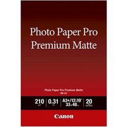 Canon Φωτογραφικό Χαρτί Premium Matte A3+ 210 g/m20 φύλλα (8657B007)