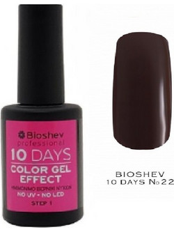 Bioshev 10 Days Color Gel Effect 022 Gloss Βερνίκι Νυχιών Μακράς Διαρκείας 11ml