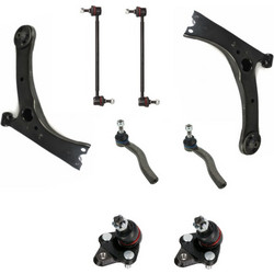Σετ Εμπρόσθιου Συστήματος Master-Sport για Toyota Corolla 2002-2008 (E12)Περιλαμβάνει 2 ψαλίδια/2 ακρόμπαρα/2 ζαμφόρ/2 μπαλάκια ψαλιδιου