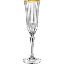 RCR Crystal Σετ Ποτήρια Σαμπάνιας Κρυστάλλινα Adagio Gold 6τμχ 0803351