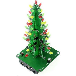 Christmas Tree LED Flash DIY Kit