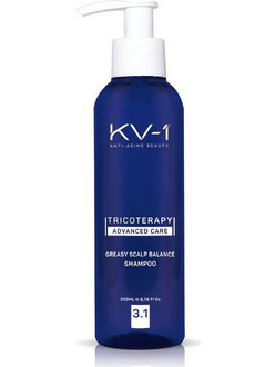 KV-1 Tricoterapy Advanced Care Greasy Scalp Balance Σαμπουάν κατά της Πιτυρίδας για Λιπαρά Μαλλιά 200ml