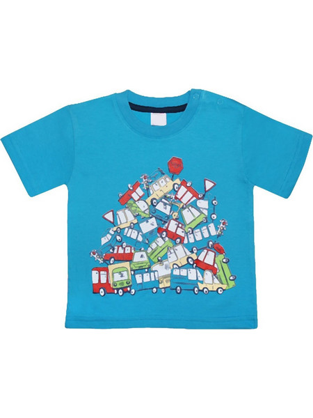 T-shirt Μπλουζάκι Καλοκαιρινό Stop Car Beboulino Blue 80108300001