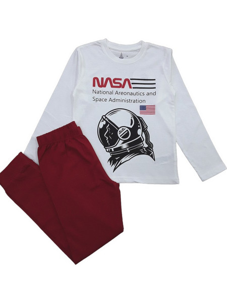 Πιτζάμα Μακρυμάνικη Nasa Red 80202560003