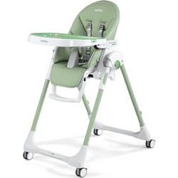 Peg Perego Prima Pappa Follow Me Αναδιπλούμενο Καρεκλάκι Φαγητού με Ροδάκια Mint