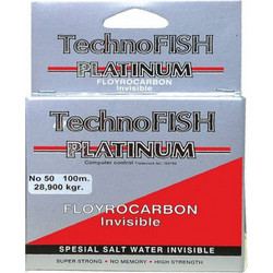 Technofish Platinum 100m Flurocarbon - 0.160mm - 0.16mm - 3.50kg