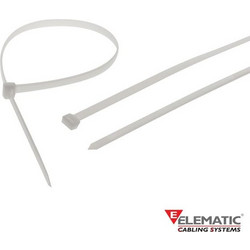 Δεματικά καλωδίων PA-6.6 240Χ7,8 λευκό Halogen Free (100τεμ.)