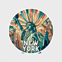 Αυτοκόλλητο New York st1266