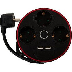 GEYER Multiple Socket w/ 2 USB