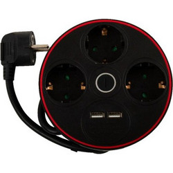 GEYER Multiple Socket w/ 2 USB