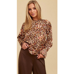 Rut & Circle Μπλούζα Daniella Bloose 24-03-76/Pink Leo Print