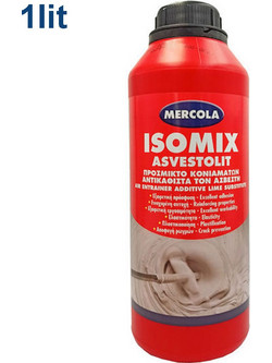 MERCOLA ISOMIX ASVESTOLIT Πρόσμικτο Κονιαμάτων - Αντικαθιστά τον Ασβέστη 1 LIT