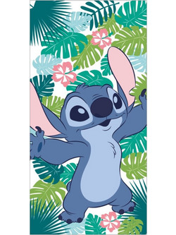 Stitch Παιδική Πετσέτα Θαλάσσης Microfiber Τιρκουάζ 140x70cm