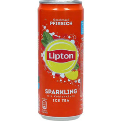 Ανθρακούχο Αναψυκτικό Lipton Ice Tea Sparkling Peach 330ml