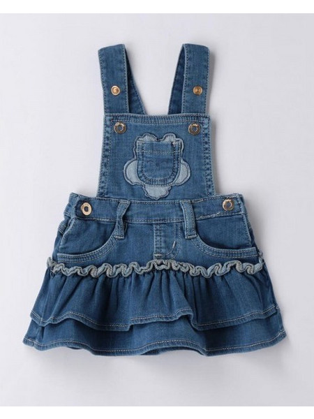 IDO DENIM SLEEVELESS DRESS - 4.B114/00 - ΚΟΡΙΤΣΙ - CLEAR WASHED