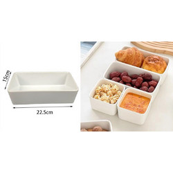 Μπολ Σερβιρίσματος Πορσελάνης Λευκό 22.5x15x6cm Galifas 792461 - Galifas
