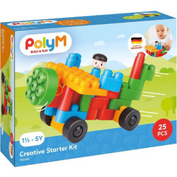 Σετ Κατασκευών PolyM Starter Kit 25Τμχ. Hape 760003