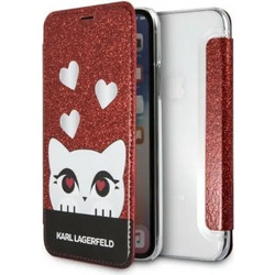 Karl Lagerfeld Valentine Θήκη για iPhone X/XS Red
