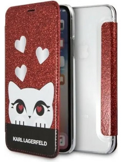 Karl Lagerfeld Valentine Θήκη για iPhone X/XS Red