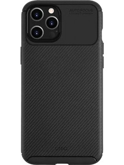 Uniq Hexa Back Cover Midnight Black (iPhone 12 Pro Max)