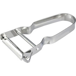 Αποφλοιωτής 11cm inox "U" πέταλο οδοντωτός, υψηλής ποιότητας, CV (1 ΤΕΜ)