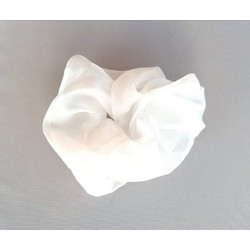 Oversized scrunchies XL-009 Λευκό